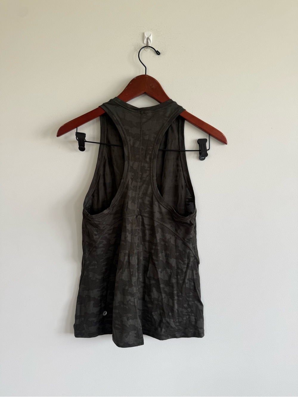 lululemon athletica Dark Green Camo Racerback Tank